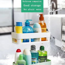 ABS Plastic Shower Corner Caddy Shelf with Wall - Mounted Suction Cup - justgrabit.in | Just Grab It