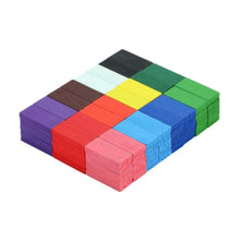120Pc Dominoes Blocks Set Multicolor Wooden Toy Building Indoor Game Toy. - Justgrabit Inc.