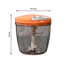 6 BLADE 2IN1 MANUAL FOOD CHOPPER, COMPACT & POWERFUL HAND HELD VEGETABLE CHOPPER (1000Ml) - Justgrabit Inc.
