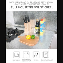 2 Meter Aluminium Foil Sticker used in all kitchen purposes to prevent oily and greasy stains of food while cooking. - Justgrabit Inc.