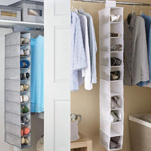 10 - Tier Foldable Multipurpose Storage Rack – Collapsible Fabric Wardrobe Organizer - justgrabit.in | Just Grab It