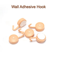 Self - Adhesive Sticky Wall Hooks (10 Pcs) - justgrabit.in | Just Grab It