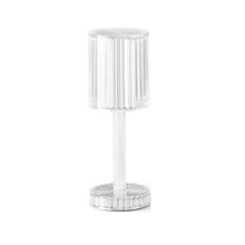 Crystal Table Lamp , Touch Control Atmosphere Nightstand Lamp With USB Charging Line - Justgrabit Inc.