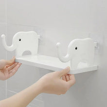 Multifunctional Elephant - Shaped Wall Shelf – No - Punch Mini Organizer for Kitchen, Bathroom & Bedroom - justgrabit.in | Just Grab It
