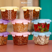 Plastic Food Storage Containers with Lid (4 Pcs Set / 500 ML) - justgrabit.in | Just Grab It
