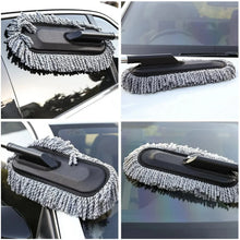Car Duster, Long Retractable / Soft / Non - Slip / Handle Multipurpose Microfiber Wash Brush Vehicle Interior and Exterior Cleaning Kit with for Car, Boats or Home - justgrabit.in | Just Grab It