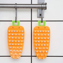 Carrot - Shaped Non - Toxic Vegetable Scrubbing Brush for Fruits & Veggies - Justgrabit Inc.