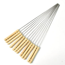 BBQ Tandoor Skewers Grill Sticks for Barbecue (Pack of 12) - Justgrabit Inc.