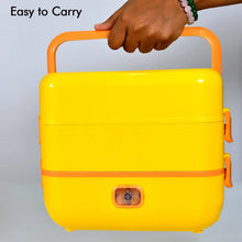2Layer Electric Lunch Box for Office, Portable Lunch Warmer with Removable 4 Stainless Steel Container. - Justgrabit Inc.