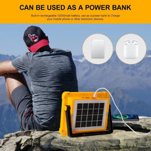 High - Brightness Solar LED Flood Light with Power Bank (1 Pc) - justgrabit.in | Just Grab It