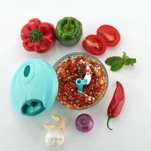 Handy Mini Plastic Vegetable Chopper Cutter, Onion Chopper Vegetables for Kitchen Accessories with 3 Blades - Justgrabit Inc.