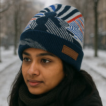 Cap for Winter Woolen Knitted Black Inside Fur Caps (1 Pc / Mix Design & Color) - justgrabit.in | Just Grab It