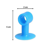 Door Stopper Mini Anti - Collision Silicone Door Handle Crash Pad (Pack of 100Pc) - Justgrabit Inc.