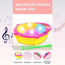 Flash Drum Toy – Colorful Musical Drum with Light Effects, Best Gift for Kids - Justgrabit Inc.