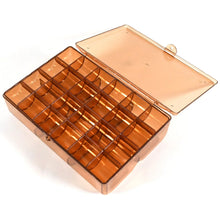 2 layer Acrylic Jewelry Storage Box Dustproof Earring Box, Storage Box Portable Nail Art Storage Case, 24 - Grid Small and 6 - Grid Big case Makeup Vanity Box (1 Pc / 30 Compartment) - Justgrabit Inc.