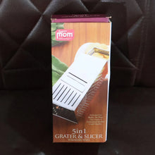 Supermom Premium 5 - in - 1 Stainless Steel Grater and Slicer - Justgrabit Inc.