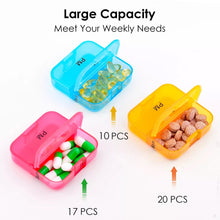 Weekly 7 Day Rainbow Color Pill Organizer Box - justgrabit.in | Just Grab It