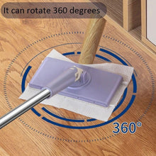 Automatic Cloth Changing Mini Mop with Push Pull Cloth Changing Handle (1 Pc) - justgrabit.in | Just Grab It