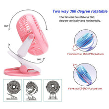 Mini USB Clip Fan widely used in summers for cool down rooms and body purposes.(Battery Not Include) - Justgrabit Inc.