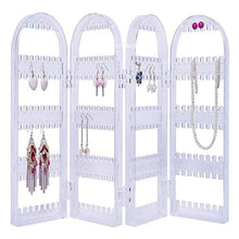4 Folding Storage Hanger Acrylic Earring Screen Holder Display Stand Clear (1 Set) - Justgrabit Inc.