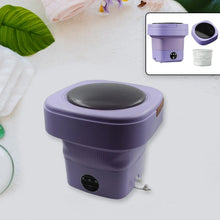 Mini Washing Machine Foldable Mini Washer with Drain Basket Portable Washing Machine Foldable for Laundry Travel Camping RV Baby Clothes - Justgrabit Inc.