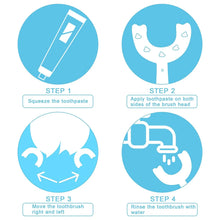 Kids U - Shaped Toothbrush - Easy Cleaning for Toddlers & Children - Justgrabit Inc.