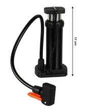Compact Mini Foot - Operated Air Pump with Hose & Locking Valve Head - justgrabit.in | Just Grab It