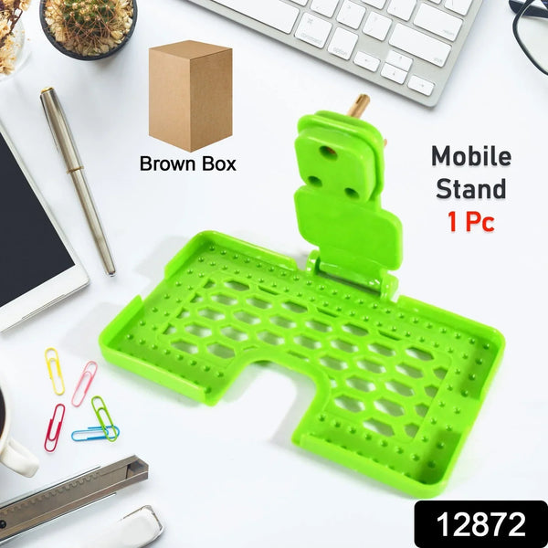 Multi - Purpose Wall Holder Stand for Charging Mobile, Just Fit in Socket and Hang (Mix Color / 1 pc) - Justgrabit Inc.