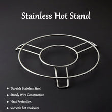 Stainless Steel Round Table Ring Hot Pot Stand (1 Pc) - justgrabit.in | Just Grab It