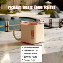 Premium Square Shape Tea Cup Set – 6 - Piece (150 ML) - justgrabit.in | Just Grab It