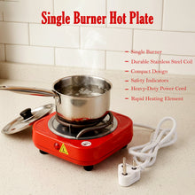 Portable Electric Hot Plate Single Burner - 1 Pc - justgrabit.in | Just Grab It