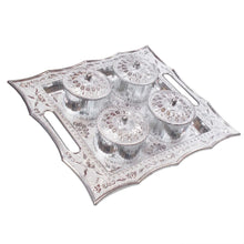 Dry Fruit Air Tight Bowls Tray with Lids 4 Section Snacks Mukhvas Dani - Justgrabit Inc.