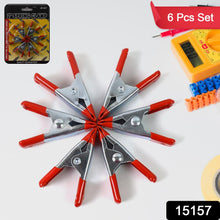 2 Inch Heavy Duty Spring Metal Spring Clamps (6 Pcs Set) - justgrabit.in | Just Grab It