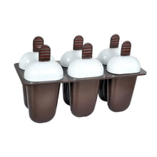 Plastic Ice Candy Maker Kulfi Maker Moulds Set with 6 Cups (Multicolour) - Justgrabit Inc.
