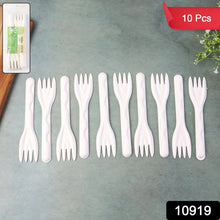 Compostable Bagasse Fork – 10 Pcs Pack - justgrabit.in | Just Grab It