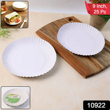 Freshee 9 Inch Round Compostable Paper Plate – 25 Pcs Pack - justgrabit.in | Just Grab It