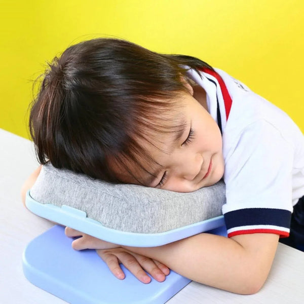 Foldable Soft Nap Doughnut Pillow – Slow - Rebound, Portable Head Cushion for Kids & Office - justgrabit.in | Just Grab It