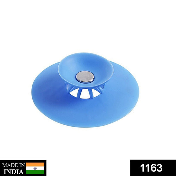 Creative 2 - in - 1 Silicone Sewer Sink Sealer Cover Drainer (multicolour) - justgrabit.in | Just Grab It