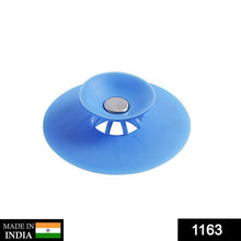 Creative 2 - in - 1 Silicone Sewer Sink Sealer Cover Drainer (multicolour) - justgrabit.in | Just Grab It