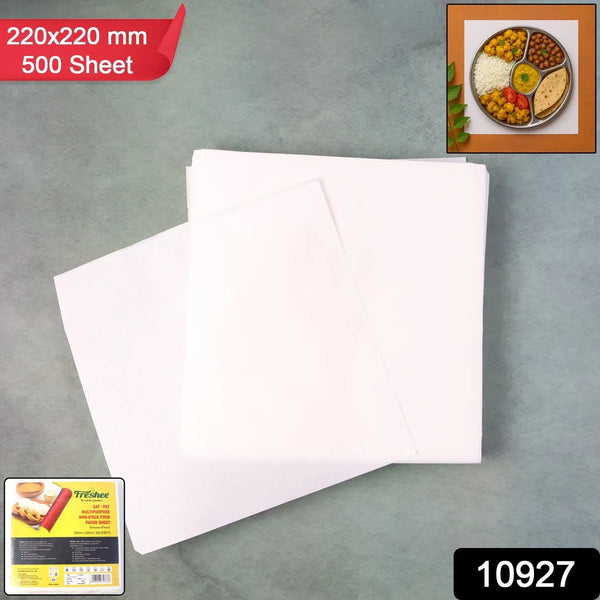 Zat-Pat Multipurpose Non-Stick Food Paper Sheets – 220 × 220 mm, 500 Sheets - Justgrabit Inc.