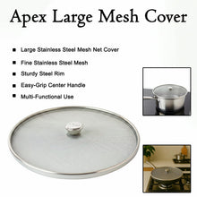 Apex Large Stainless Steel Mesh Net Cover for Cooking (1 Pc) - justgrabit.in | Just Grab It