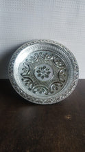 Traditional Silver Finish Plastic Pooja Thali (1 Pc) - justgrabit.in | Just Grab It