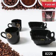 Play Station Ceramic Tea / cups / Mug Set With Handle Serving Bowl Milk Cup, Coffee Cup, Tea Cup, Breakfast Cup, Drinking Mug or Outdoor for Household, Gift for Birthday, Wedding Party (4 Pcs set) - Justgrabit Inc.
