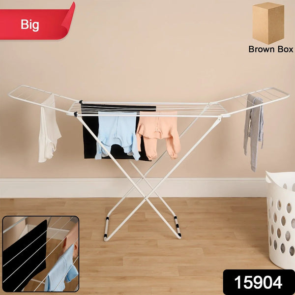 Big Foldable Butterfly Clothes Drying Stand with Wide Wings - justgrabit.in | Just Grab It