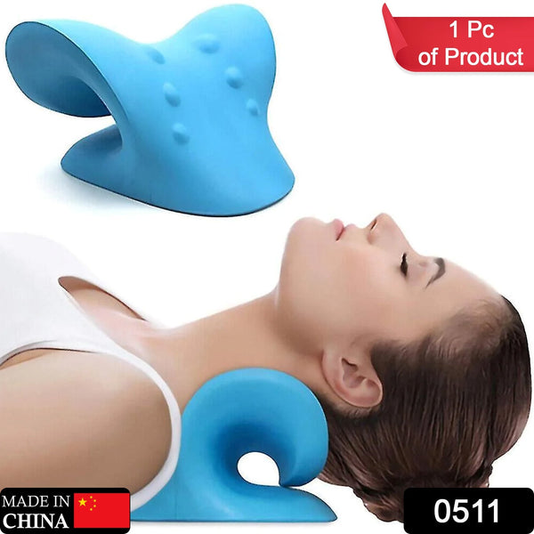 Neck Relaxer Cervical Pillow Neck Shoulder Pain Relief Acupressure Massage - justgrabit.in | Just Grab It