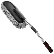 Car Duster, Long Retractable / Soft / Non - Slip / Handle Multipurpose Microfiber Wash Brush Vehicle Interior and Exterior Cleaning Kit with for Car, Boats or Home - justgrabit.in | Just Grab It