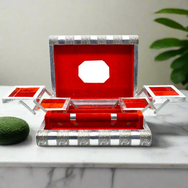 Wooden Jewellery Organizer Multi Purpose Box Bangle Box - Justgrabit Inc.