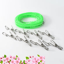 Stainless Steel Clothes pegs with One Rope - justgrabit.in | Just Grab It