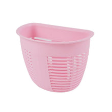Hanging Plastic Storage Basket, Adhesive Wall Mounted Organizer Box Make Up Holder Shelf Bathroom Wall Basket Punch Free Drain Basket for Kitchen Bathroom, Wall Type Storage Basket (1 Pc) - Justgrabit Inc.