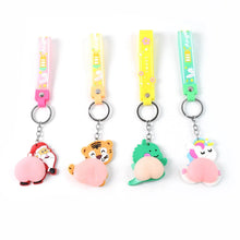 Silicone Keychain with Wrist Strap & Squeeze Toy (1 Pc Mix design) - Justgrabit Inc.